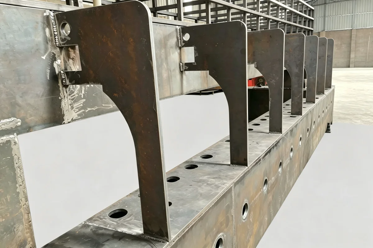 Welding line angle view